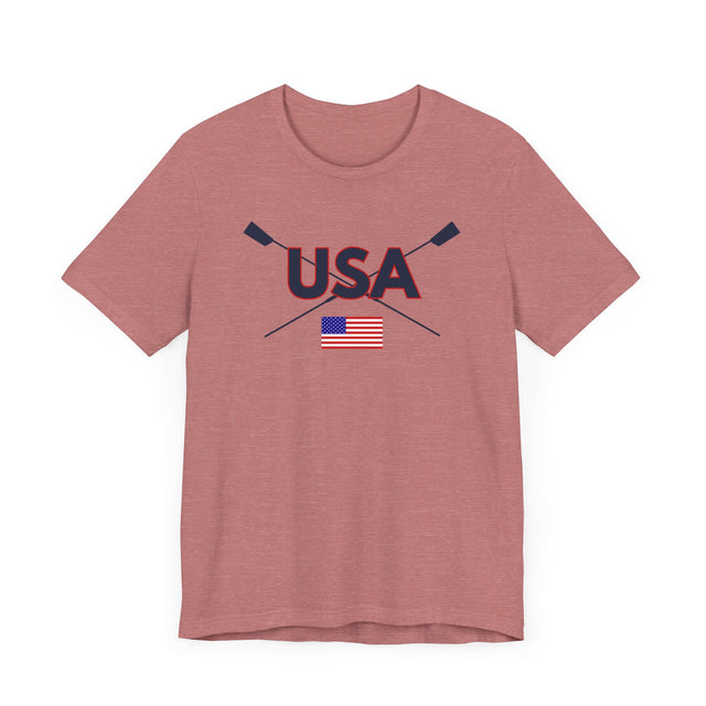 Rowing USA Shirt, Rowing Crew Shirt, Support USA Shirt, USA Rower, Rower Gift, Rowing Coach Gift, Rowing Gift