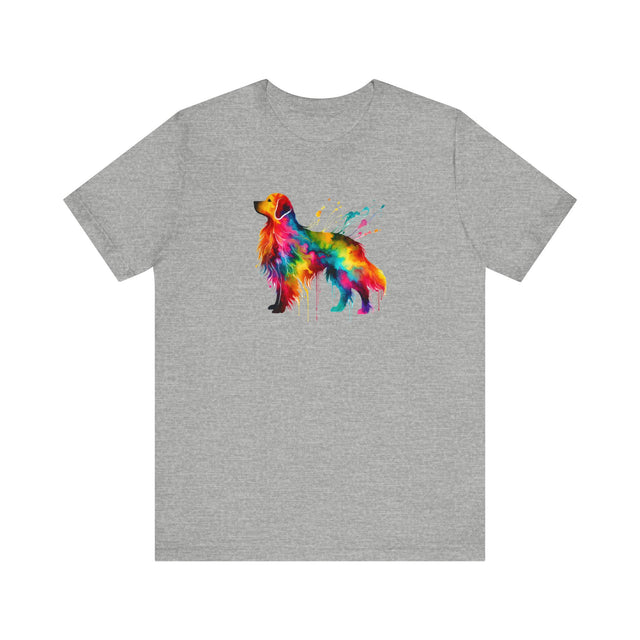 Rainbow Golden Retriever T-shirt,Pride Shirt,Dog Lover Top,Rainbow Animals,LGBTQ+ Tee, Golden Retriever Owner