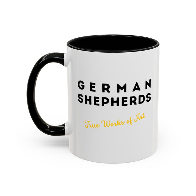 German Shepherd Dog Mug,4-Panel Pop Art Mug,German Shepherd Lover,GSD Mom,GSD Dad,Dog Lover Gift,Alsatian Gift,German Shedder