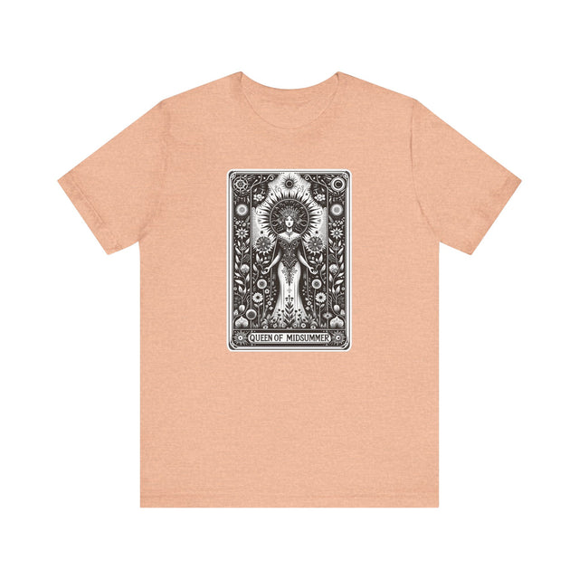 Queen of Midsummer,Tarot card shirt,Mothers Day Gift,Witchy Shirt,Mystical Cards Tee,Celestial Astrology,Gardener Gift,Gift for her,Queen