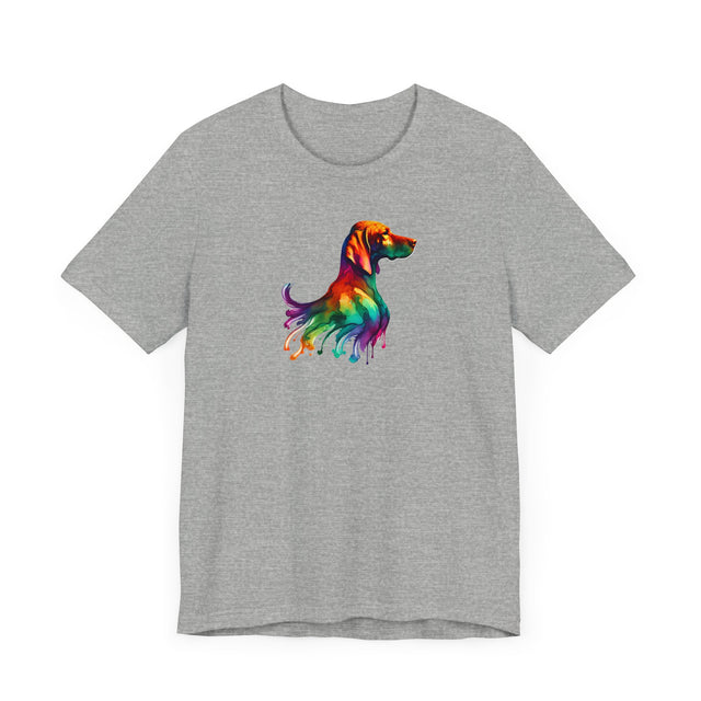 Rainbow Vizsla Head T-shirt,Pride Shirt,Dog Lover Top,Rainbow Animals,LGBTQ+ Tee, Vizsla owner, Vizsla gift