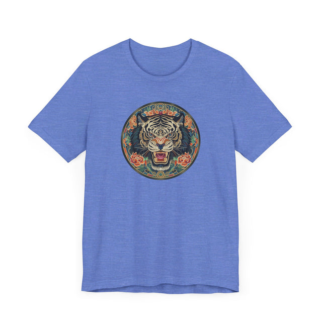 Black Tiger Mandala T-shirt,Tiger Lover Top,Big Cat Lover