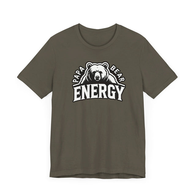 Papa Bear Energy T-shirt, Father's Day T shirt, Big Bear