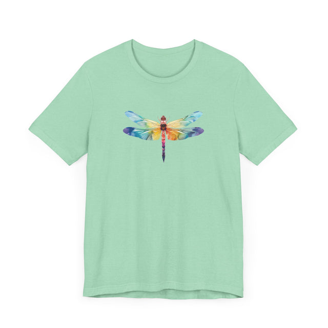 Rainbow Geometric Dragonfly