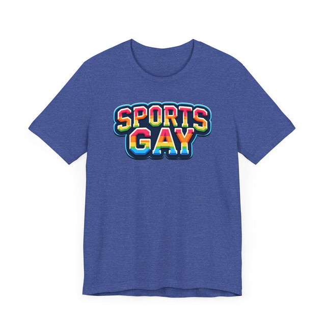 Sports Gay T-shirt, Pride Shirt, Rainbow Sports T-shirt