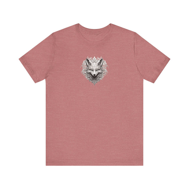 The Filigree Fox shirt, Fox Tshirt, Company Logo Shirt, Art Tshirt, Pen and Ink Drawing, Fox Lover Gift, Nature Lover Tee