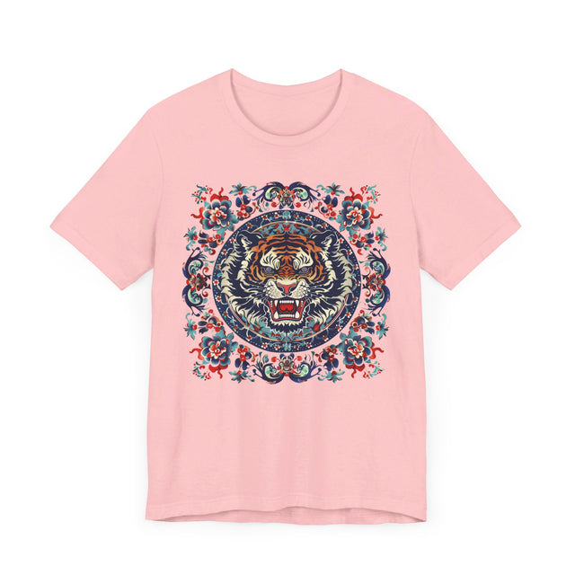 Tiger Mandala T-shirt,Tiger Lover Top,Big Cat Lover