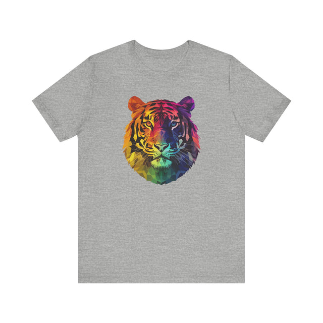 Rainbow Tiger T-shirt,Pride Shirt, Pride Parade Top, Rainbow Animals,LGBTQ+ Tee, Nonbinary, Gay, Lesbian, Bisexual, Trans, BGLT, LBGT, Enby, Pansexual