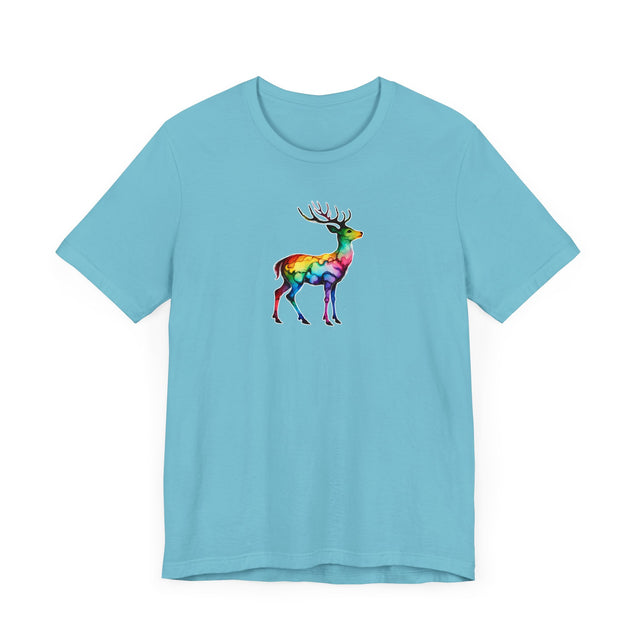 Rainbow White-Tailed Deer,Deer lover shirt,Pride Shirt,Rainbow,Pride Parade T shirt,LGBTQ+ Ally Tee