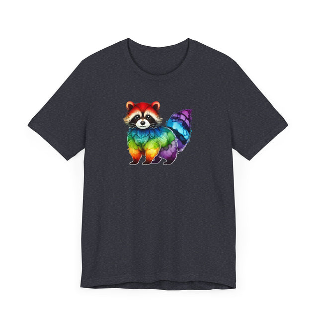 Rainbow Raccoon Alcohol Ink T-shirt, Pride Shirt,Animal Lover T shirt, LGBTQ+, BGLT