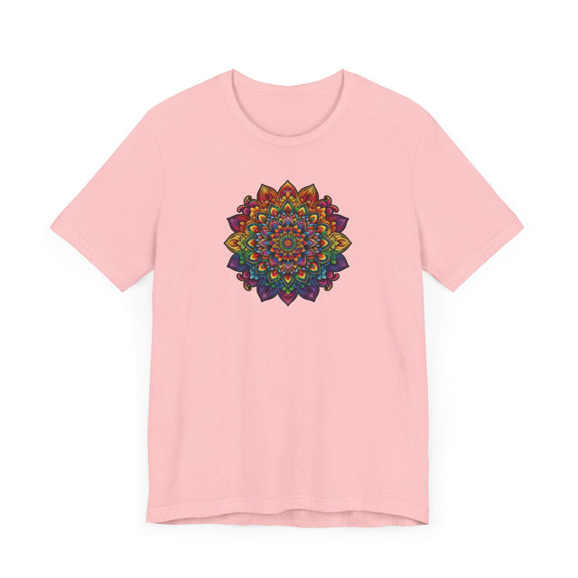 Rainbow Mandala T-shirt, PrideShirt, Rainbow T-shirt