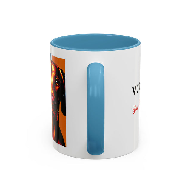 Vizsla Coffee Cup,4-Panel Pop Art Mug,Vizsla Lover,Vizsla Mom,Vizsla Dad,Dog Lover Gift,Vizsla Gift