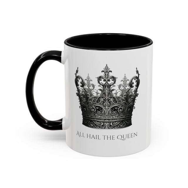 All Hail The Queen Mug, Funny Gift for her, Mothers Day Gift, Queen Bee Gift, Queen Gift, Mom Gift, Wife Gift, Funny Gift for Boss