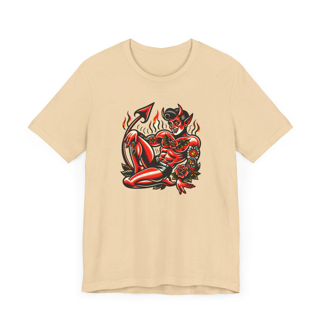 Handsome Devil T-shirt, Flash Tattoo Style Shirt