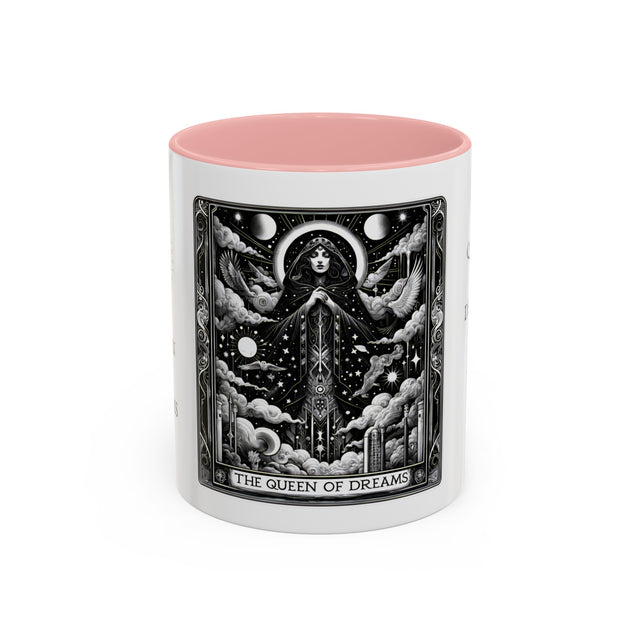 Queen of Dreams,Tarot card Mug,Mother's Day Gift,Tarot Reader Gift,Witchy Cup,Mystical Cards Mug,Gift for her,Gift for Mom,Gift for Wife