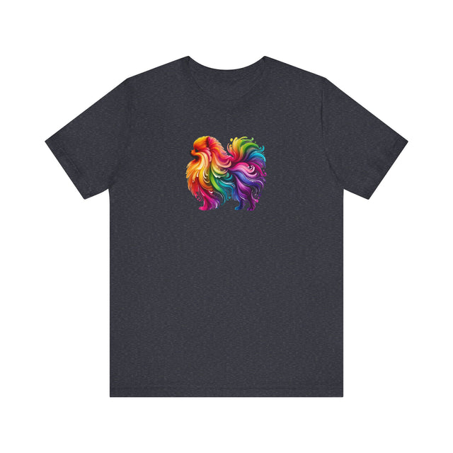 Rainbow Pomeranian T-shirt,Pride Shirt,Dog Lover Top,Rainbow Animals,LGBTQ+ Tee, Pomeranian Owner