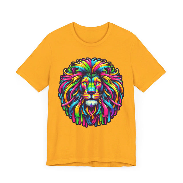 Neon Lion T-shirt, Lion Tee, Big Cat Lover