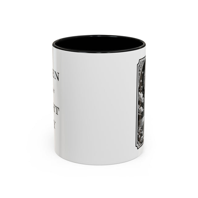 Queen of the Night Sky,Tarot card mug,Mother's Day Gift,Tarot lover Gift,Witchy Cup,Mystical Cards Mug,Celestial Astrology,Gift for her