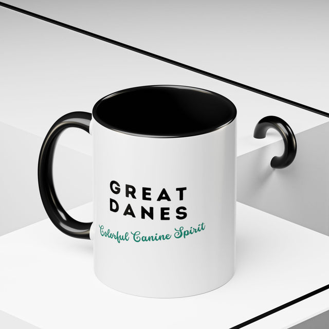 Great Danes Coffee Cup,4-Panel Pop Art Mug,Great Dane Lover,Great Dane Mom,Great Dane Dad,Dog Lover Gift,Great Dane Gift