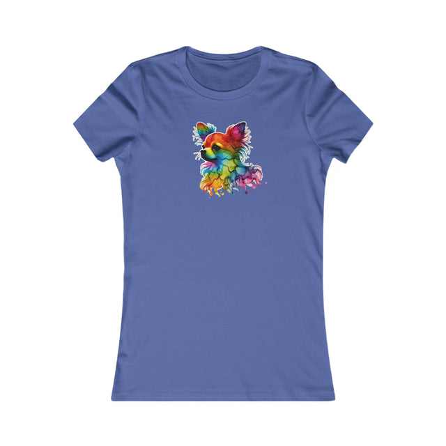 Rainbow Chihuahua Head T-shirt,Pride Shirt,Dog Lover Top,Rainbow Animals,LGBTQ+ Tee, Chihuahua Owner,Women's Favorite Tee