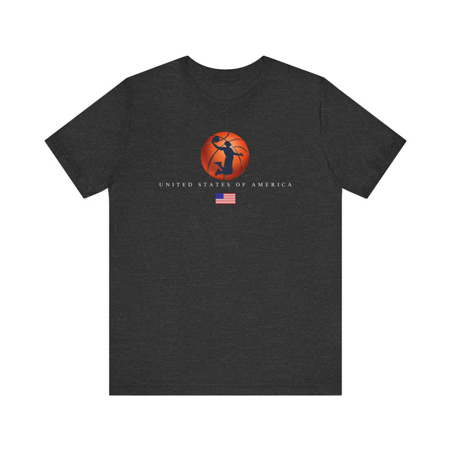 Basketball USA Shirt-Basketball Shirt-Support USA Shirt-Basketball Gift-Basketball Coach Gift-Basketball Player Gift
