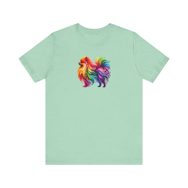 Rainbow Pomeranian T-shirt,Pride Shirt,Dog Lover Top,Rainbow Animals,LGBTQ+ Tee, Pomeranian Owner