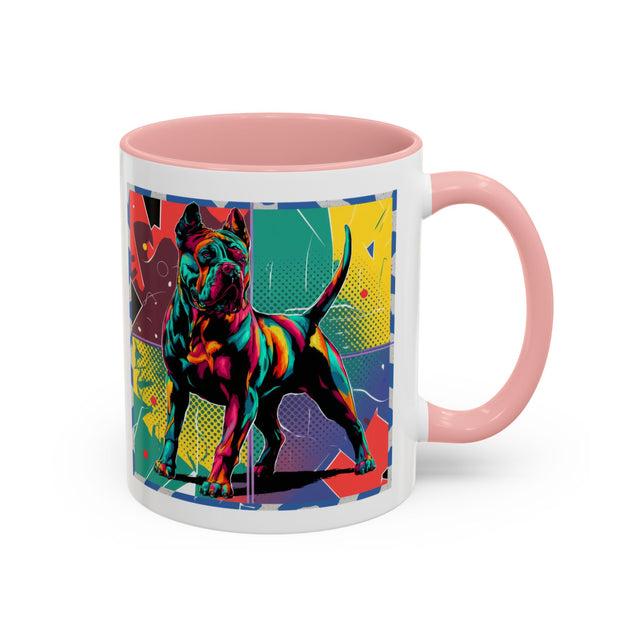 Cane Corso Coffee Cup,4-Panel Pop Art Mug,Cane Corso Lover,Corso Mom,Corso Dad,Dog Lover Gift,Cane Corso Gift