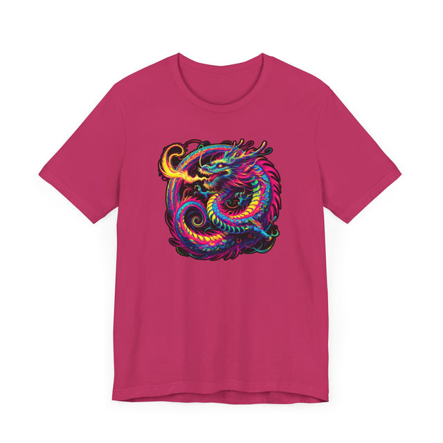 Psychedelic Asian Dragon T-shirt, Dragon Tee
