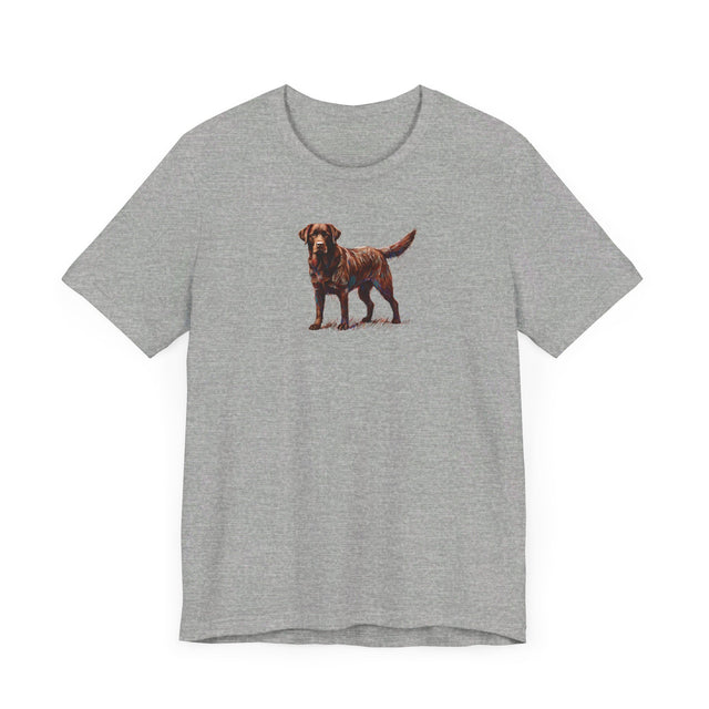 Chocolate Lab Scribble T-shirt, Labrador Retriever Shirt, Dog Lover Tee