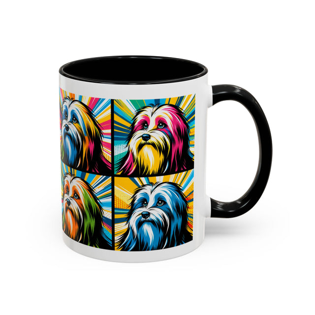 Havanese Coffee Cup,4-Panel Pop Art Mug,Havanese Lover,Hav Mom,Hav Dad,Dog Lover Gift,Havanese Gift