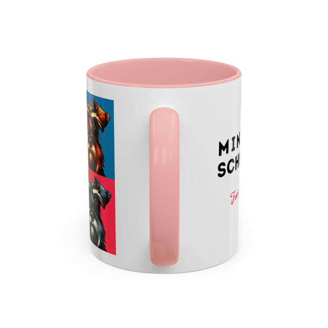 Brown Miniature Schnauzer Coffee Cup