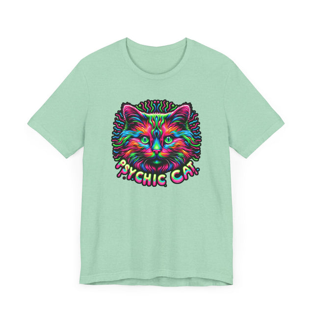Psychic Cat T-shirt, Cute Cat Top