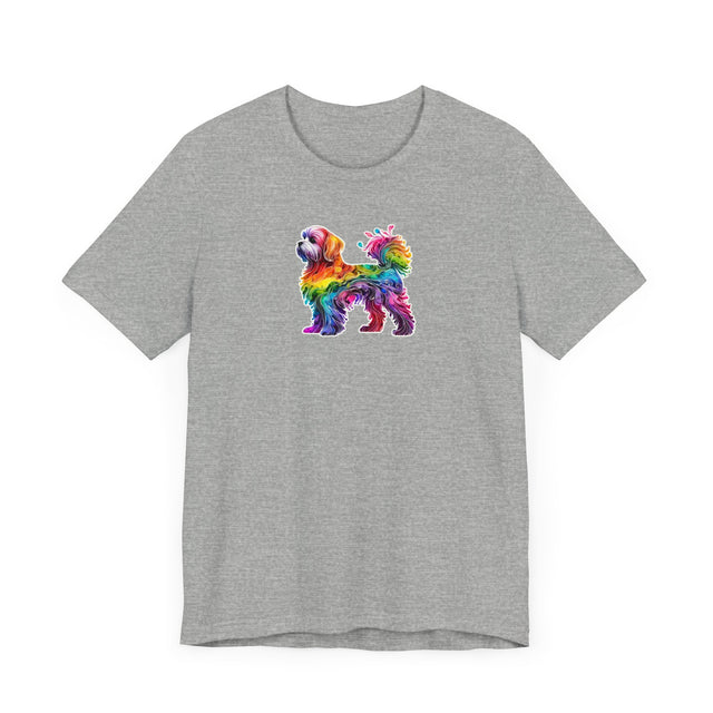 Rainbow Maltese T-shirt,Pride Shirt,Dog Lover Top,Rainbow Animals,LGBTQ+ Tee, Maltese gift, Maltese Owner