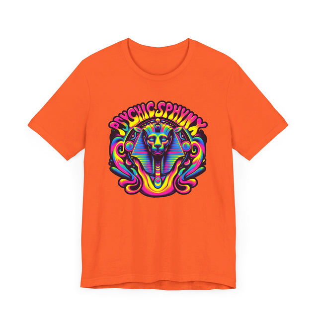 Psychic Sphynx Swirls T-shirt, Halloween Tee, Neon Goth