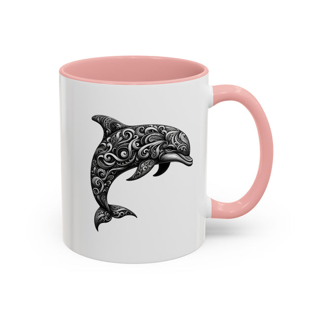 Dolphin Mug, Ocean Gift, Boating Gift, Coastal Living, Sea Gift, Coastal gift, Coastal Decor, Nautical Mug, Nautical Gift, Sailing gift