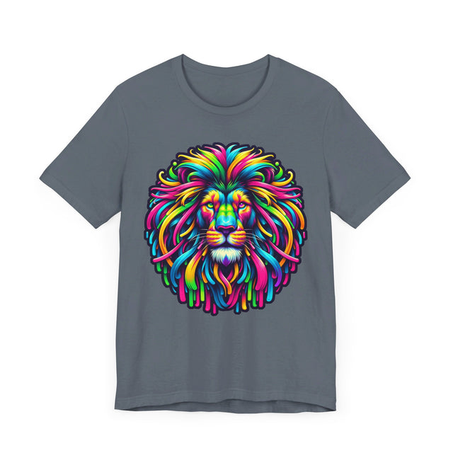 Neon Lion T-shirt, Lion Tee, Big Cat Lover