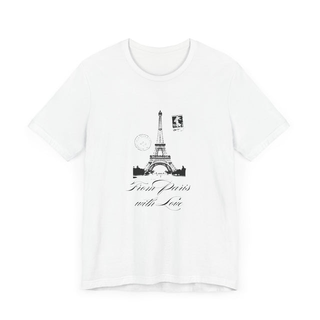 Paris Postcard Shirt, From Paris with Love shirt, Paris Postcard T-shirt, Trendy Paris Shirt, Cute Paris T-shirt, Paris lover shirt