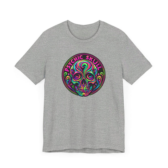 Psychic Skull T-shirt, Halloween Tee, Neon Goth