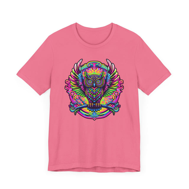 Neon Owl T-shirt, Owl Tee, Bird Lover