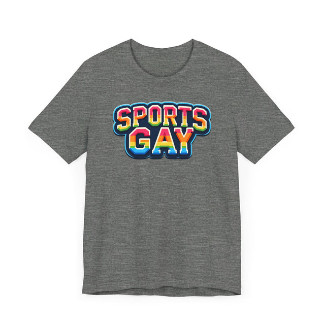 Sports Gay T-shirt, Pride Shirt, Rainbow Sports T-shirt