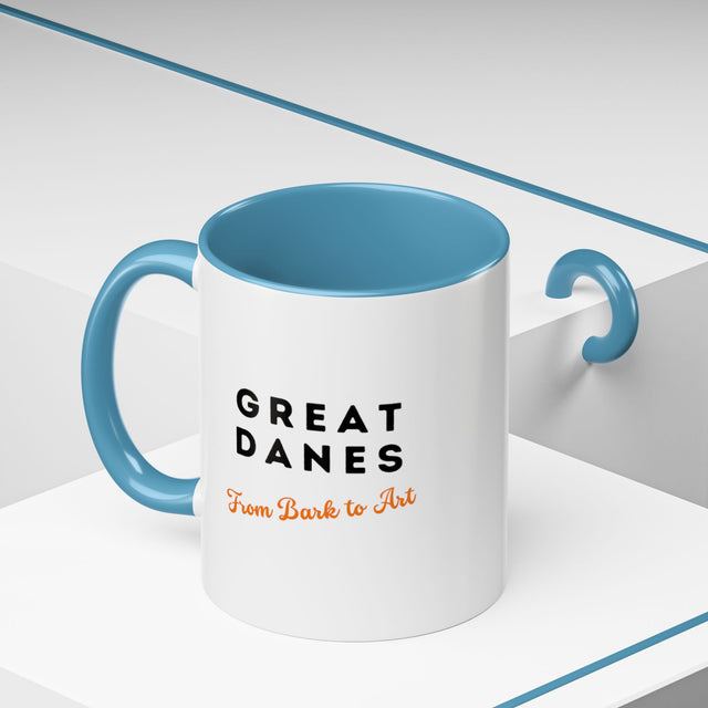 Great Danes Coffee Cup,4-Panel Pop Art Mug,Great Dane Lover,Great Dane Mom,Great Dane Dad,Dog Lover Gift,Great Dane Gift