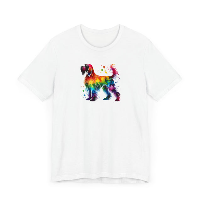 Rainbow Wirehaired Pointing Griffon T-shirt,Pride Shirt,Dog Lover Top,Rainbow Animals,LGBTQ+ Tee, Wirehaired Pointing Griffon owner, WPG gift