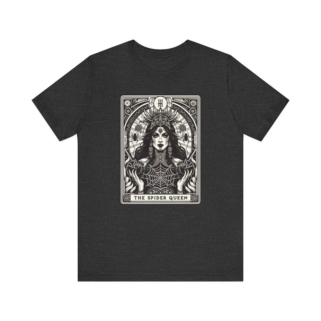 Spider Queen,Tarot card shirt,Mother's Day Gift,Tarot Reader Gift,Witchy Shirt,Mystical Cards Tee,Spider Lover Gift,Goth Mom Tee, Goth Shirt