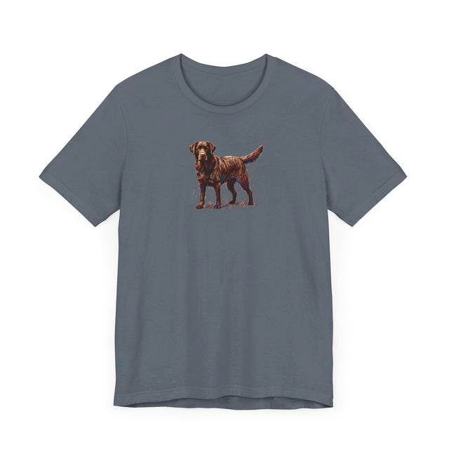 Chocolate Lab Scribble T-shirt, Labrador Retriever Shirt, Dog Lover Tee