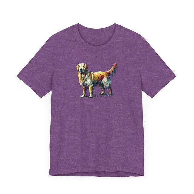 Golden Retriever Scribble T-shirt, Dog Lover Tee