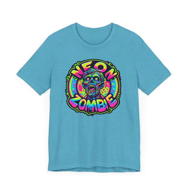 Neon Zombie Drip T-shirt, Halloween Tee, Neon Goth