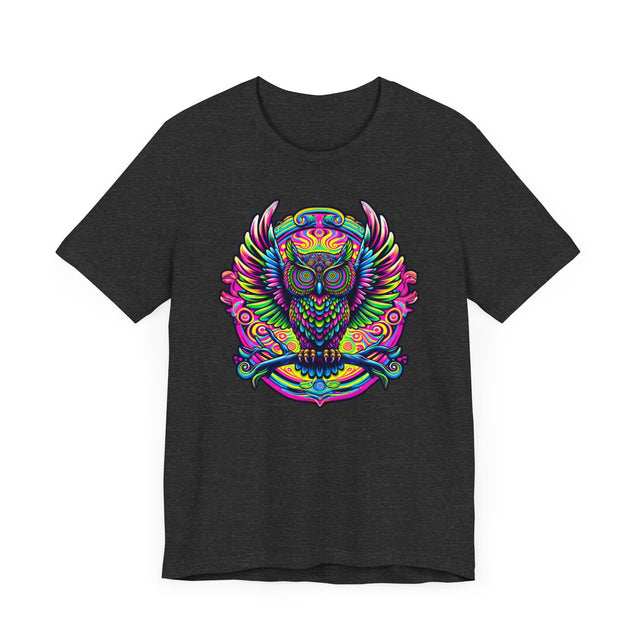 Neon Owl T-shirt, Owl Tee, Bird Lover