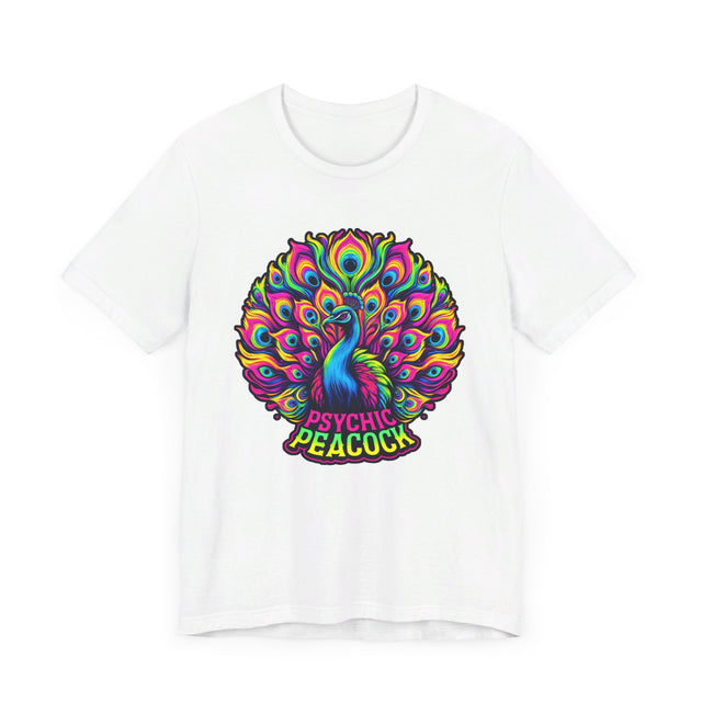 Psychic Peacock T-shirt, Peacock Tee, Bird Lover