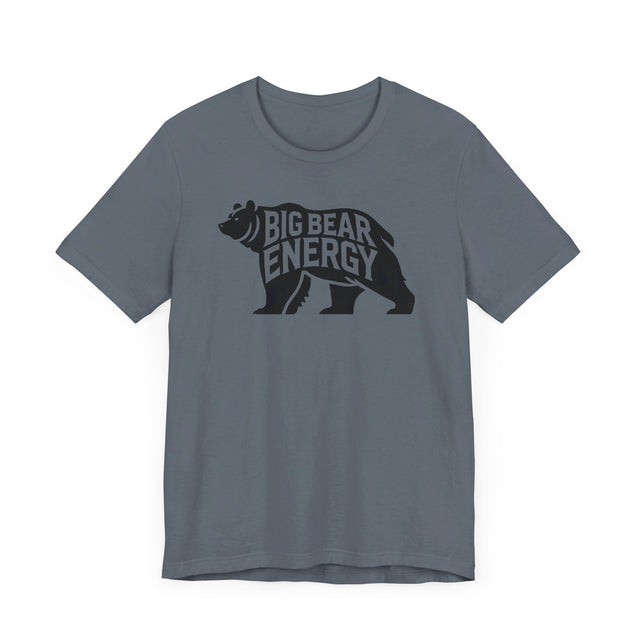 Big Bear Energy Silhouette T-shirt, Animal Lover T shirt, LGBTQ+, Big Bear