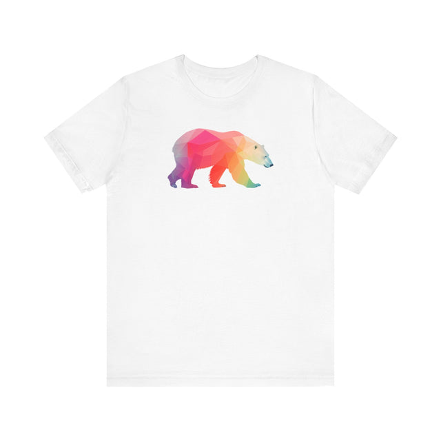 Rainbow Polar Bear T-shirt,Pride Shirt, Pride Parade Top, Rainbow Animals,LGBTQ+ Tee, Nonbinary, Gay, Lesbian, Bisexual, Trans, BGLT, LBGT, Enby, Pansexual